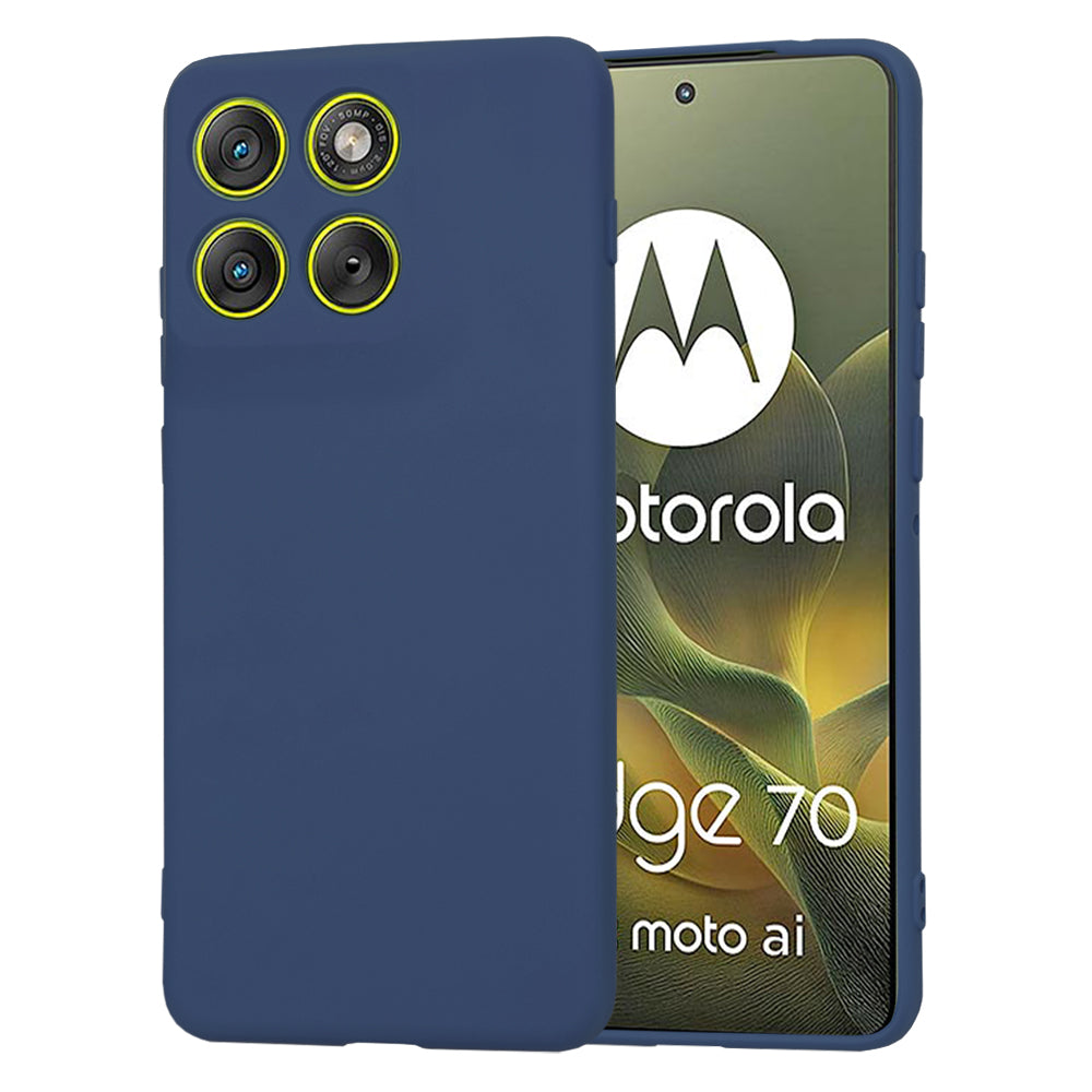 Husa de protectie Techsuit SoftFlex compatibil cu Motorola Edge 70, Bleumarin