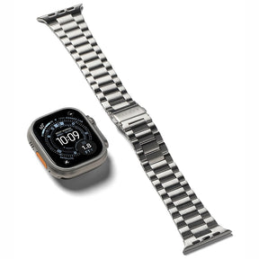 Accesoriu smartwatch Ringke Metal One Air compatibil cu Apple Watch 4 / 5 / 6 / 7 / 8 / 9 / 10 / SE / SE 2 / Ultra / Ultra 2 (44/45/46/49mm), Argintiu