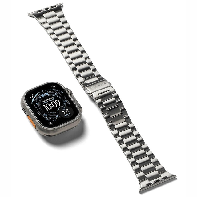 Accesoriu smartwatch Ringke Metal One Air compatibil cu Apple Watch 4 / 5 / 6 / 7 / 8 / 9 / 10 / SE / SE 2 / Ultra / Ultra 2 (44/45/46/49mm), Argintiu