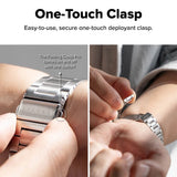 Accesoriu smartwatch Ringke Metal One Air compatibil cu Apple Watch 4 / 5 / 6 / 7 / 8 / 9 / 10 / SE / SE 2 / Ultra / Ultra 2 (44/45/46/49mm), Argintiu