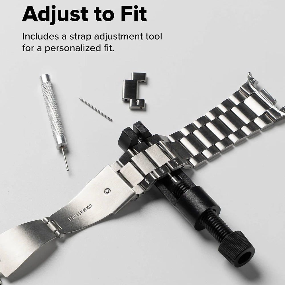 Accesoriu smartwatch Ringke Metal One Air compatibil cu Samsung Galaxy Watch8 40mm/Watch8 44mm/Watch8 Classic, Argintiu