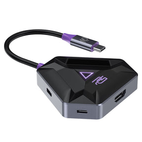 Hub/Dock Proove Docking Station Gaming Spectre 5in1 (HBPG10221205), Type-C to 2x USB 3.0, Type-C, HDMI, PD100W, Gri Inchis
