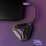Hub/Dock Proove Docking Station Gaming Spectre 5in1 (HBPG10221205), Type-C to 2x USB 3.0, Type-C, HDMI, PD100W, Gri Inchis