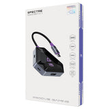 Hub/Dock Proove Docking Station Gaming Spectre 5in1 (HBPG10221205), Type-C to 2x USB 3.0, Type-C, HDMI, PD100W, Gri Inchis
