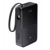 Baterie externa Baseus EnerFill Bipow2 Pro (E0027701), Built-in USB-C Cable, 20000mAh, 22.5W, Digital Display, Negru Cosmic