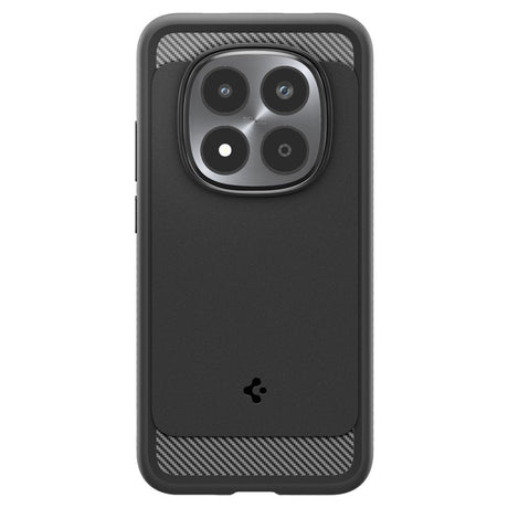 Husa de protectie Spigen Rugged Armor (ACS10460) compatibil cu Xiaomi Redmi Note 15 Pro 5G, Negru Mat