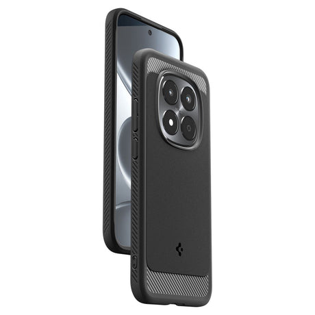 Husa de protectie Spigen Rugged Armor (ACS10460) compatibil cu Xiaomi Redmi Note 15 Pro 5G, Negru Mat