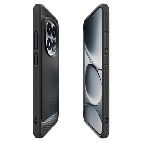 Husa de protectie Spigen Rugged Armor (ACS10460) compatibil cu Xiaomi Redmi Note 15 Pro 5G, Negru Mat