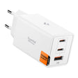 Incarcator Spigen Essential EE673EU (ACH08710), USB, 2x Type-C, Fast Charging, Quantum Boost, 67W, Alb