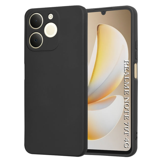 Husa de protectie Techsuit SoftFlex compatibil cu Realme Note 70T, Negru