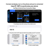 Gadget Yesido Wireless Car Stereo (KM19), Dual HD Camera, Plug&Play, CarPlay, Android Auto, AirPlay, Negru