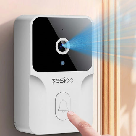 Yesido Wireless Video Intercom Doorbell KM27 sonerie video wireless, alb