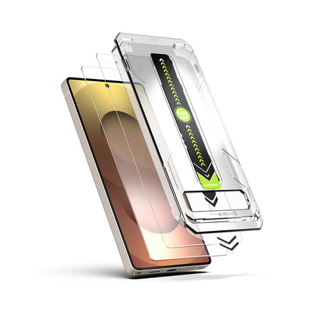Folie de protectie Techsuit TitanGlass CrystalHD (set de 2) compatibil cu Samsung Galaxy S26 Ultra, Transparent