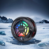 Accesoriu gaming Yesido Phone Cooler (C226), Semiconductor, Magnetic, Universal, Fast Cooling, with RGB, Digital Display, Gri