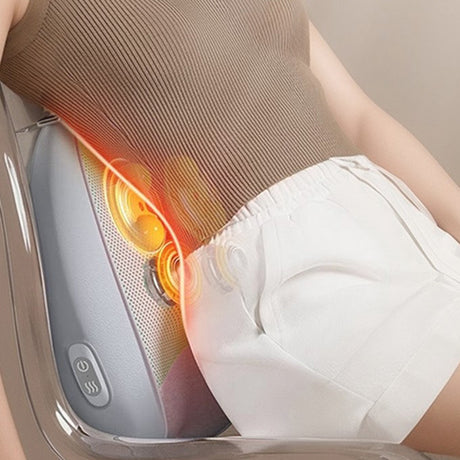 Yesido Back Massager (MG15), with Heating Function, Quiet Operation, 32W, 2000mAh, Gri
