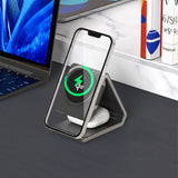 Incarcator Lito 4in1 Magnetic Wireless (LT-W02), for iPhone, Apple Watch, AirPods, Phone Stand, 15W, QI2, N52 Magnets, Negru