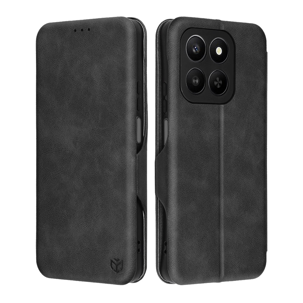 Husa de protectie Techsuit Safe Wallet Plus compatibil cu Honor 400 Smart 5G / 400 Smart 4G / X7d 4G, Negru