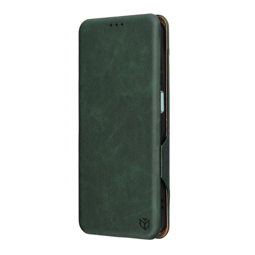 Husa de protectie Techsuit Safe Wallet Plus compatibil cu Honor X5c Plus, Verde