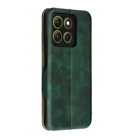 Husa de protectie Techsuit Safe Wallet Plus compatibil cu Motorola Moto G86, Verde