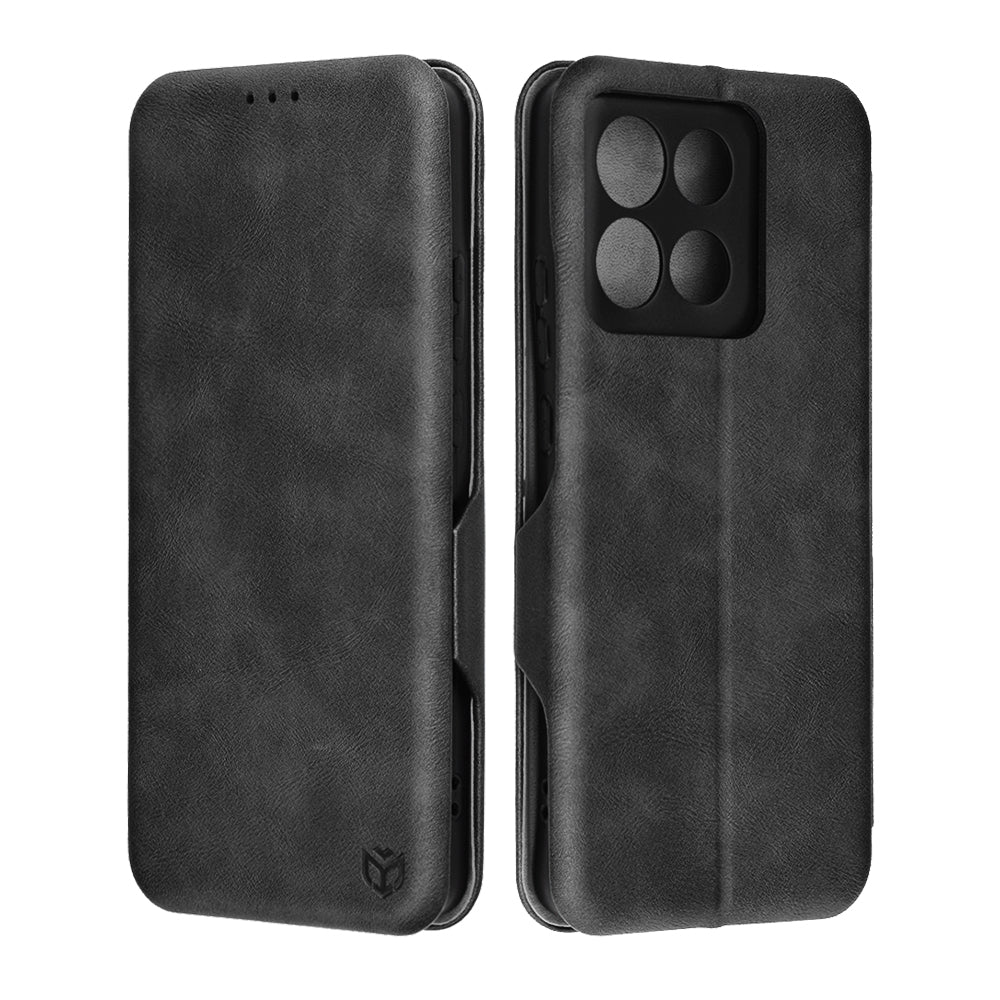 Husa de protectie Techsuit Safe Wallet Plus compatibil cu Motorola Moto G86, Negru