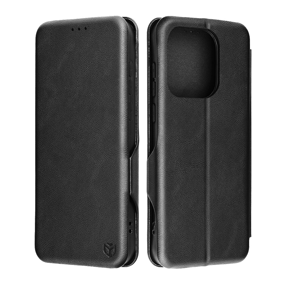 Husa de protectie Techsuit Safe Wallet Plus compatibil cu OnePlus 15, Negru