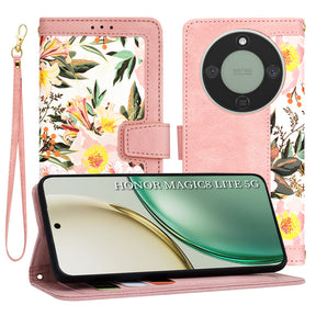 TechSuit Husa de protectie Techsuit FlipCraft compatibil cu Honor Magic8 Lite, Sweetheart Pink
