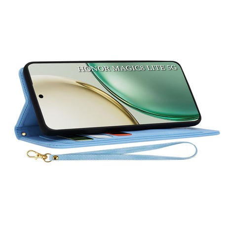 Husa de protectie Techsuit FlipCraft compatibil cu Honor Magic8 Lite, Vibrant Blue