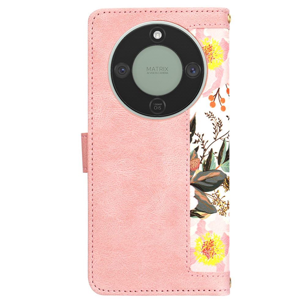 TechSuit Husa de protectie Techsuit FlipCraft compatibil cu Honor Magic8 Lite, Sweetheart Pink – imagine 4