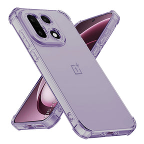 Husa de protectie Techsuit Shockproof Clear Silicone compatibil cu OnePlus 15, Negru Fumuriu