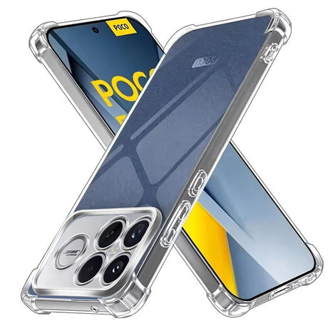 Husa de protectie Techsuit Shockproof Clear Silicone compatibil cu Xiaomi Poco F8 Ultra, Transparent