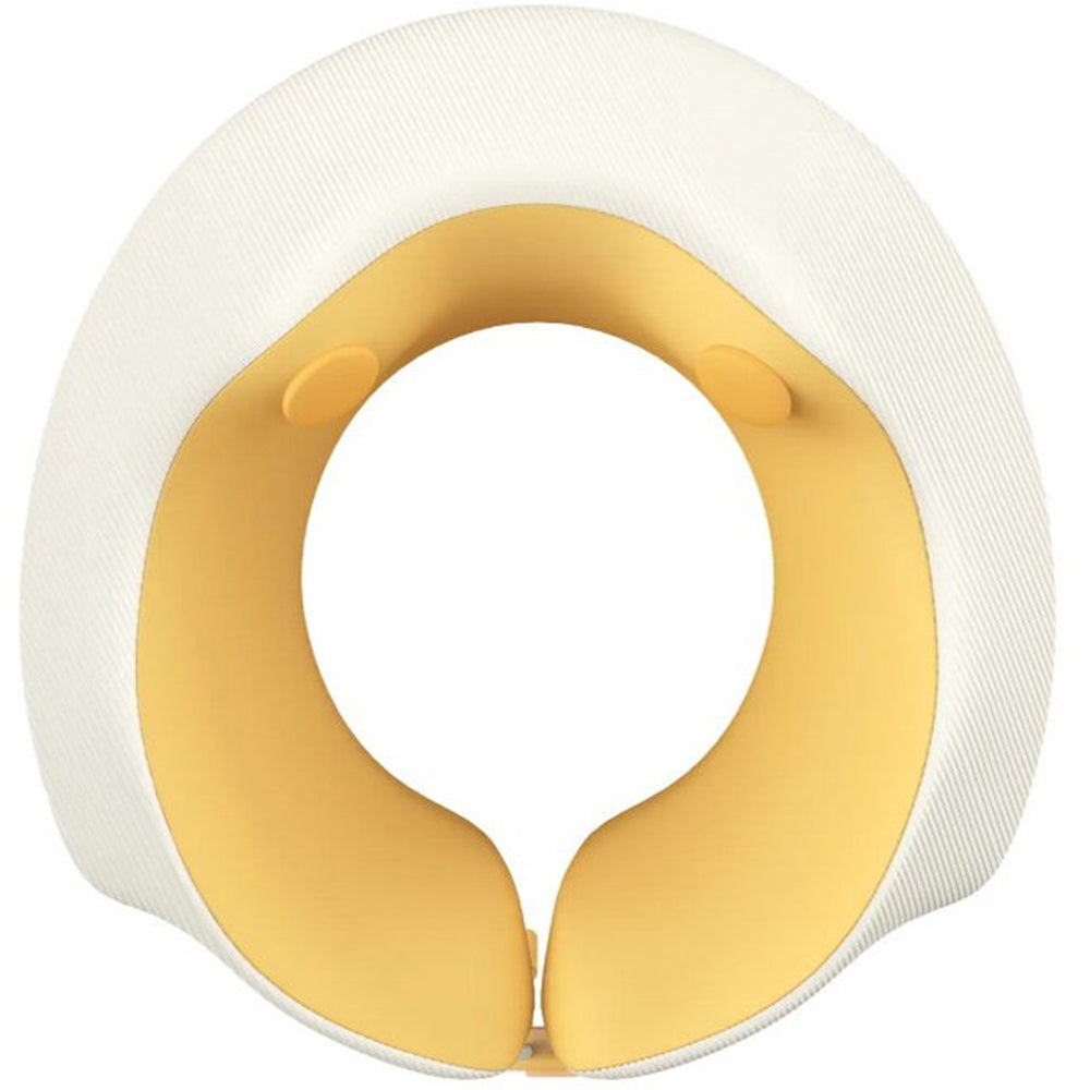 Havit Neck Massager Smart Life (NM1702), for Travel, Portable, Lightweight, Hot Compress, Memory Foam, 2200mAh, Galben