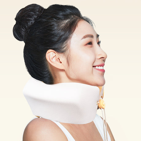 Havit Neck Massager Smart Life (NM1702), for Travel, Portable, Lightweight, Hot Compress, Memory Foam, 2200mAh, Galben