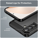 Husa de protectie Techsuit Carbon Silicone compatibil cu Samsung Galaxy A57 5G, Negru