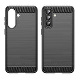 Husa de protectie Techsuit Carbon Silicone compatibil cu Samsung Galaxy A57 5G, Negru