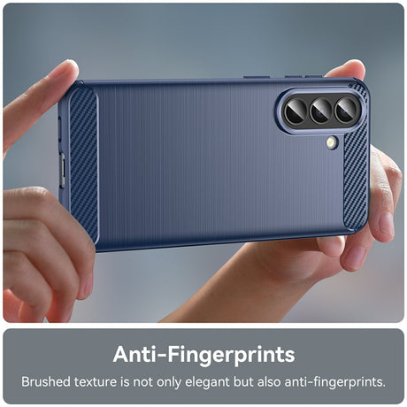 Husa de protectie Techsuit Carbon Silicone compatibil cu Samsung Galaxy A57 5G, Albastru