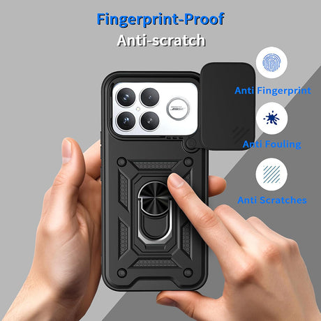 Husa de protectie Techsuit CamShield Series compatibil cu Xiaomi Poco F8 Ultra, Albastru