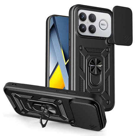 Husa de protectie Techsuit CamShield Series compatibil cu Xiaomi Poco F8 Ultra, Negru