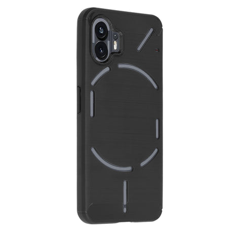 Husa de protectie Techsuit Carbon Silicone compatibil cu Nothing Phone (2), Negru