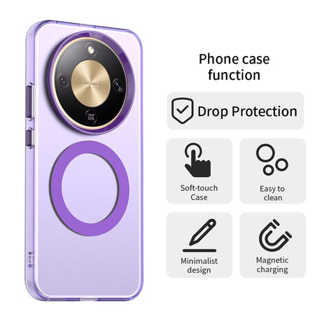 Husa de protectie Techsuit CandyCase MagSafe compatibil cu Honor Magic8 Lite, Mov