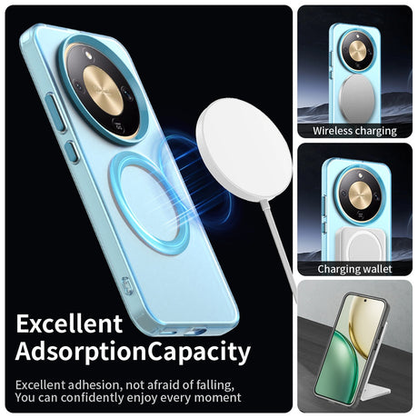 Husa de protectie Techsuit CandyCase MagSafe compatibil cu Honor Magic8 Lite, Albastru