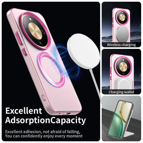 Husa de protectie Techsuit CandyCase MagSafe compatibil cu Honor Magic8 Lite, Roz
