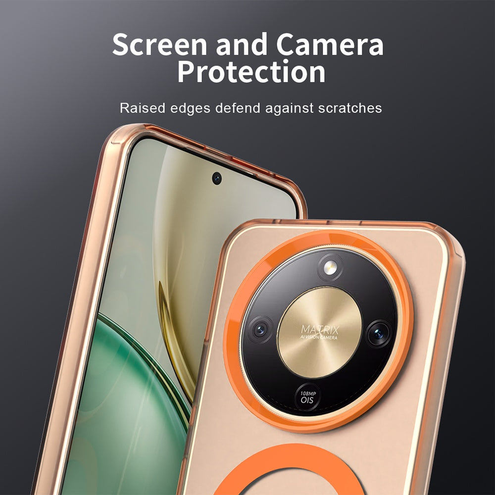 Husa de protectie Techsuit CandyCase MagSafe compatibil cu Honor Magic8 Lite, Portocaliu