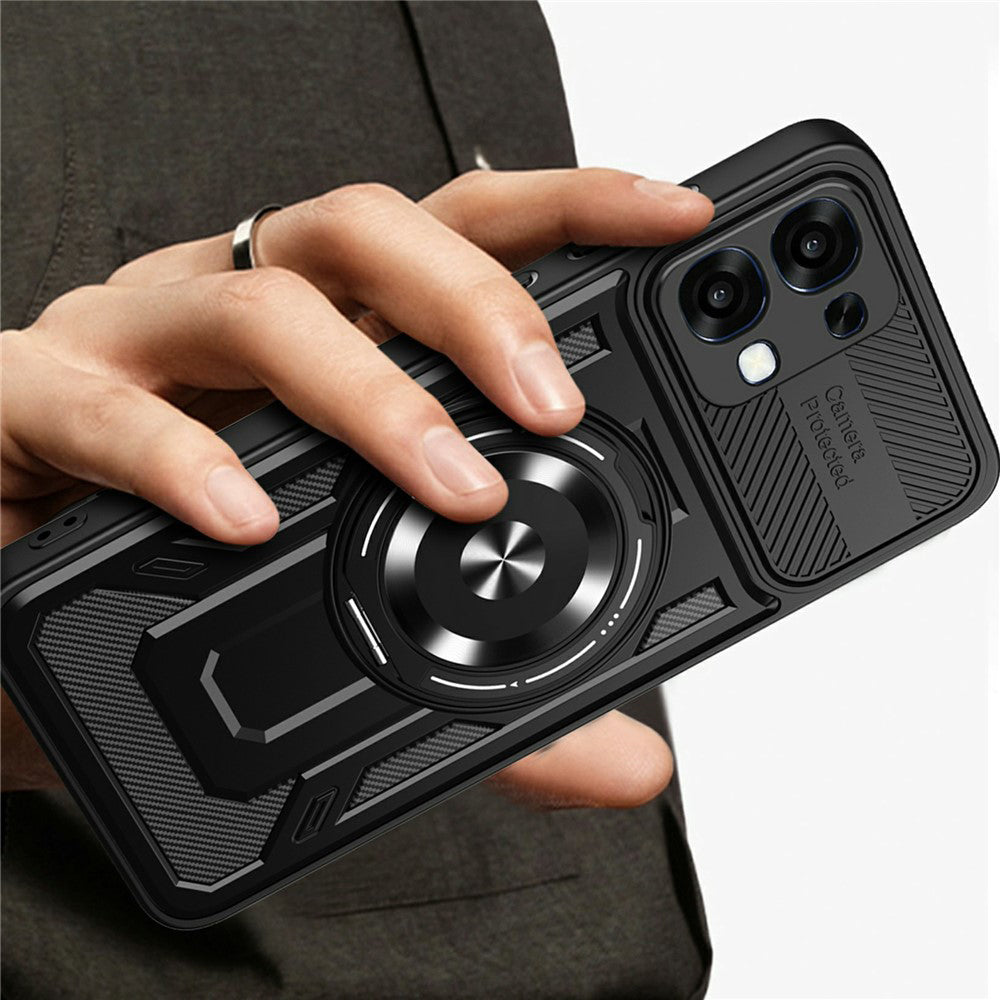Husa pentru Oppo A6 Pro 4G / A6 Pro 5G - Techsuit RuggedCam - Black