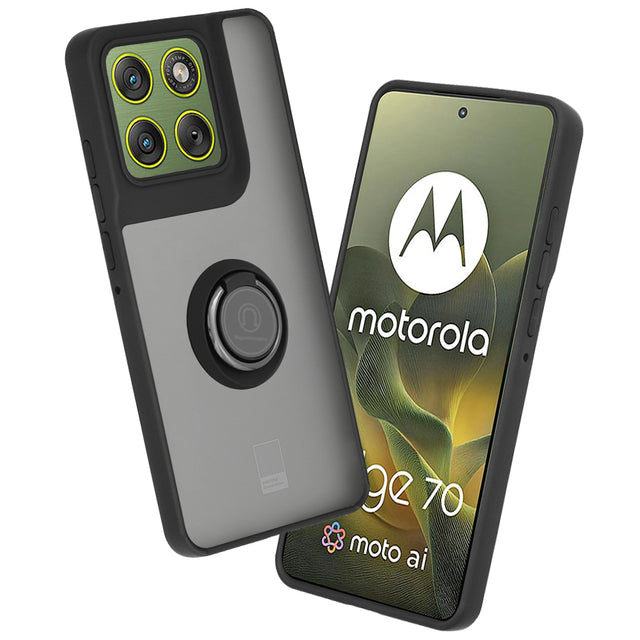 Husa de protectie Techsuit Glinth compatibil cu Motorola Edge 70, Negru