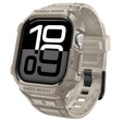 Accesoriu smartwatch Spigen Rugged Armor Pro V2 (ACS10506) compatibil cu Apple Watch 10 46mm / Watch 11 46mm, Dune Beige