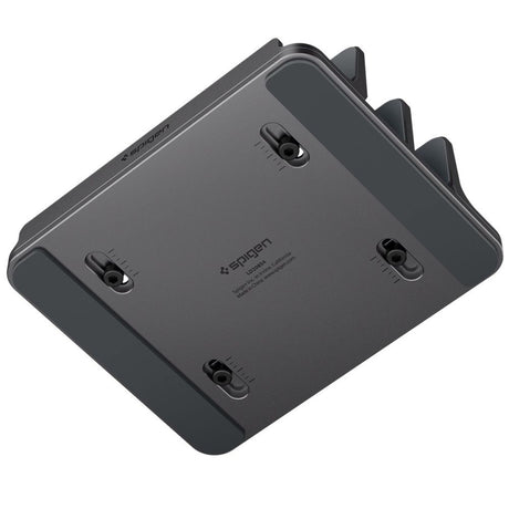 Suport Spigen Vertical Laptop Stand LD208S4 (AMP10640), for 4 Devices, Adjustable Width, Universal, Silicone Pads, Gri Spatial