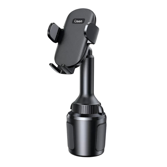 Suport Lisen (YL0220100001), for Cup Holder, Universal, Multi-Angle Adjustment, Secure Fit, Anti-Shake, Negru