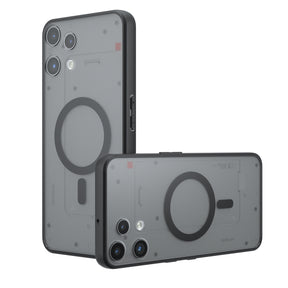 Husa de protectie Techsuit PureFrost MagSafe compatibil cu Nothing Phone (3a) Lite, Negru Mat