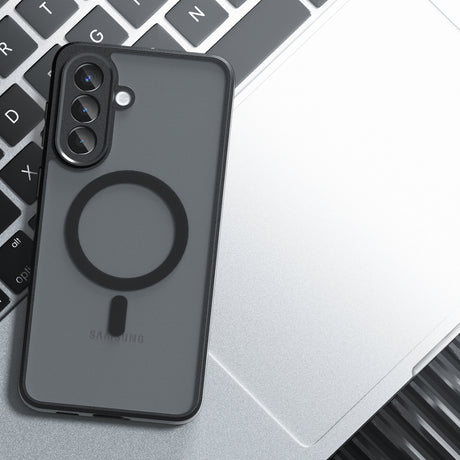Husa de protectie Techsuit PureFrost MagSafe compatibil cu Samsung Galaxy A37 5G, Negru Mat