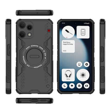Husa de protectie Techsuit ArmorMag compatibil cu Nothing Phone (3a) Lite, Negru